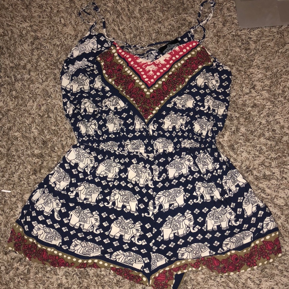 Medium Elephant romper
